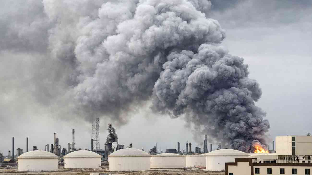 ایرانی ڈرون حملہ، بحرین کی سب سے بڑی آئل ریفائنری سے دھواں اٹھنے لگا