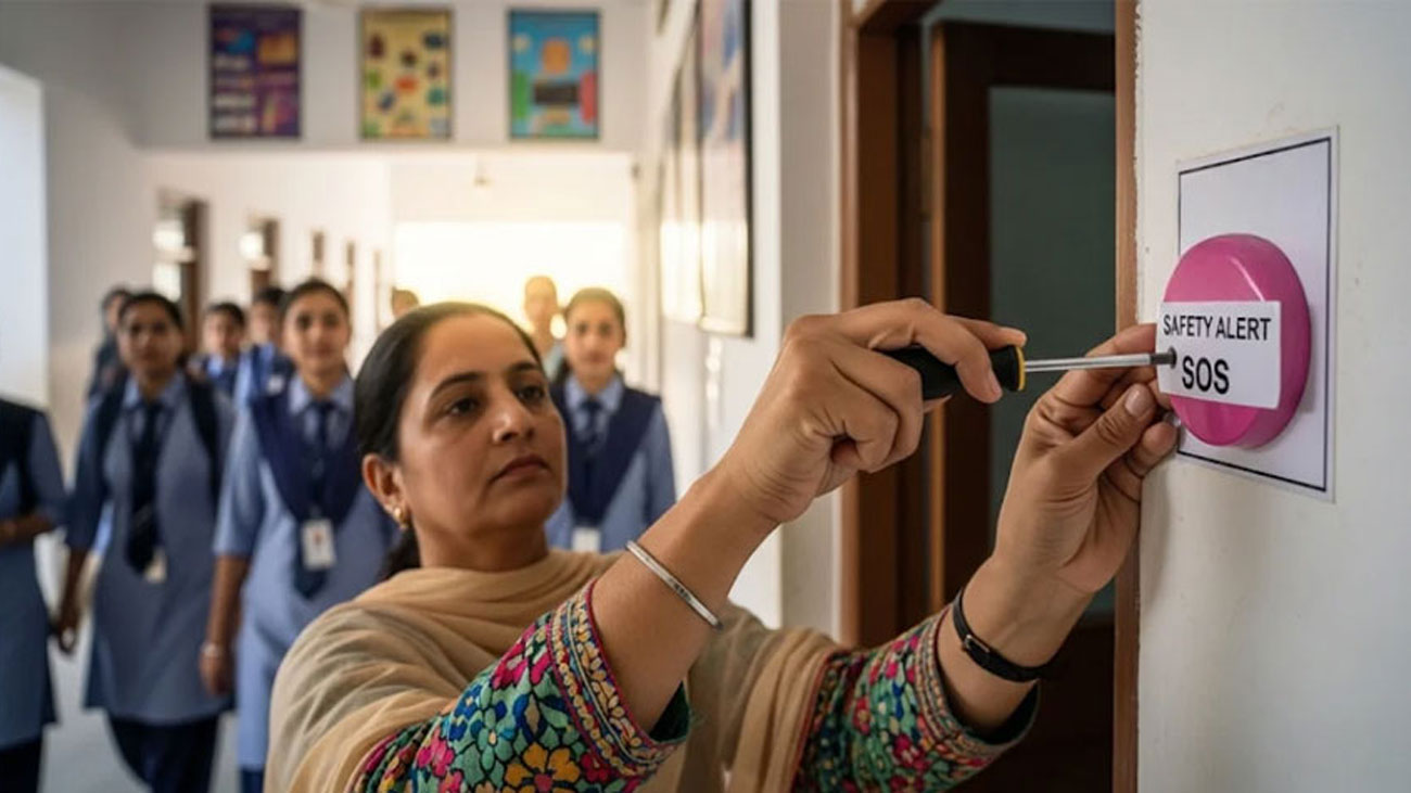 اسکولوں میں پنک بٹن ایمرجنسی الرٹ سسٹم متعارف کرانے کا فیصلہ