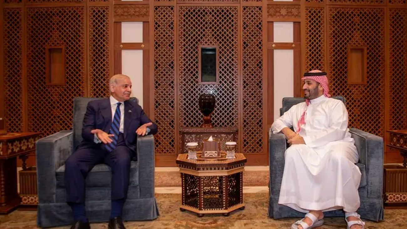 وزیراعظم کی سعودی ولی عہد سے ملاقات، مکمل یکجہتی کا اعادہ