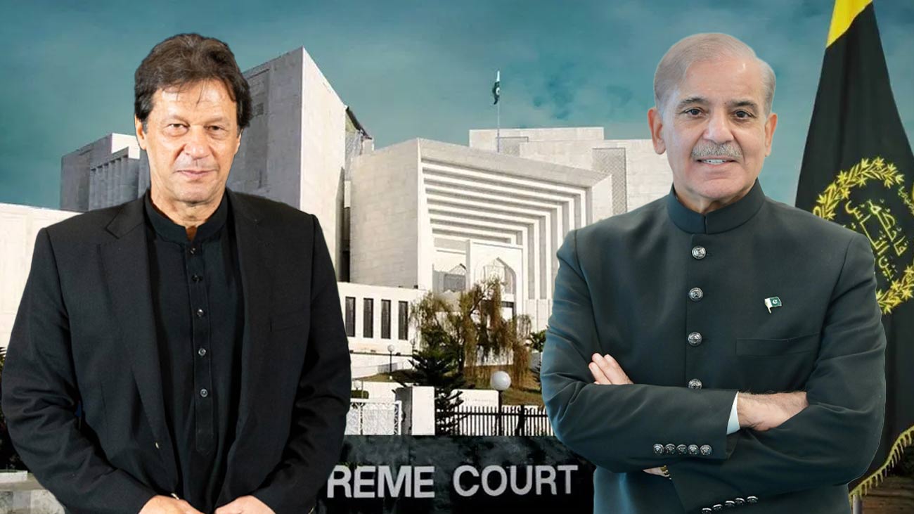 سپریم کورٹ آف پاکستان میں وزیراعظم شہباز شریف کی جانب سے دائر ہتک عزت کے کیس میں بانی پاکستان تحریک انصاف (پی ٹی آئی) عمران خان کی اپیل سماعت کے لیے مقرر کر دی گئی۔