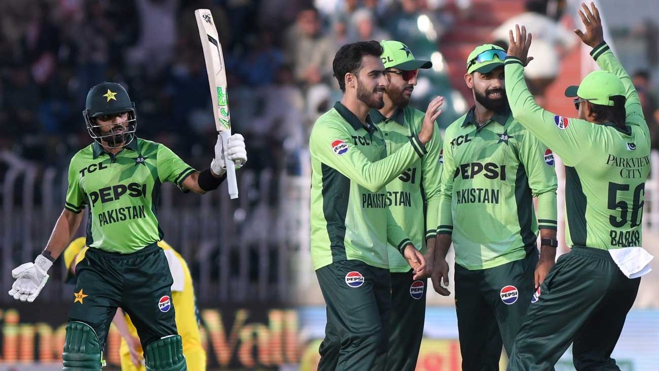 پاکستان نے تین ون ڈے میچز کی سیریز کے پہلے میچ میں آسٹریلیا کو 5 وکٹوں سے ہرا کر سیریز میں 0-1 کی برتری حاصل کر لی۔