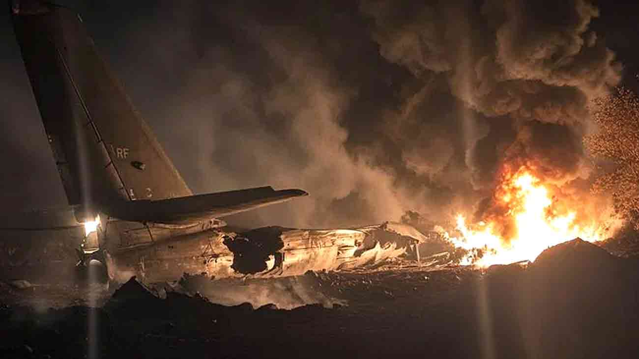Russian Tu-95 Bomber Crash