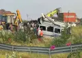 خوفناک ٹریفک حادثے میں 8 افراد ہلاک جبکہ متعدد زخمی
