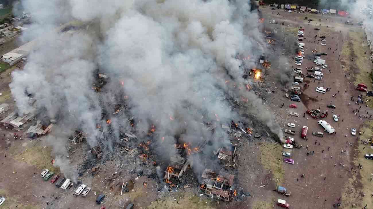 Mexico Fireworks Explosion