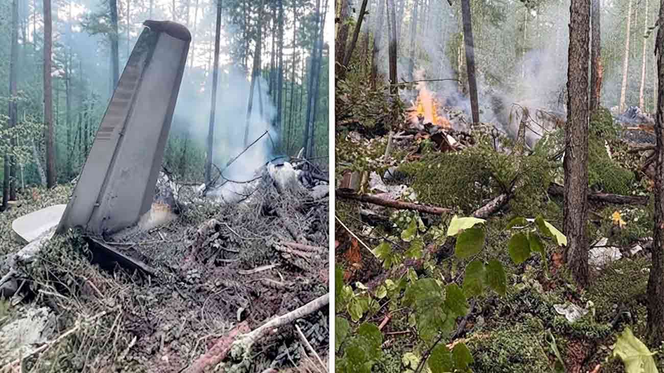 Russian military plane crash