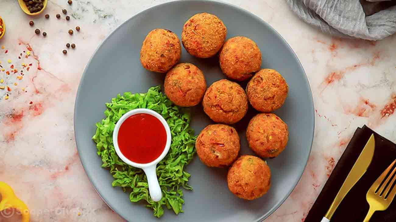 چکن چیز بالز کی ترکیب (افطار اسپیشل)