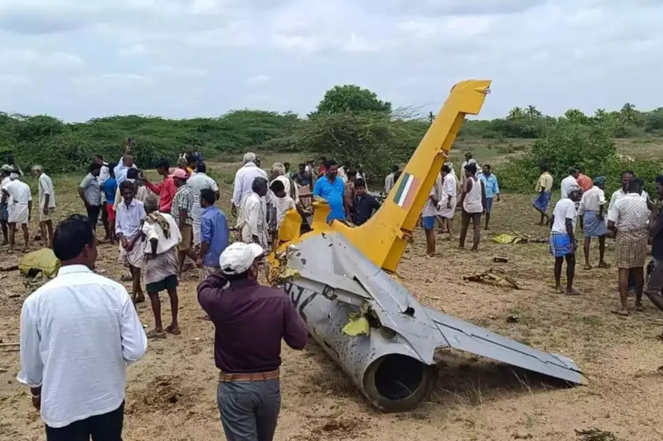 Indian Air Force's trainer aircraft crashes in Karnataka, pilots eject safely