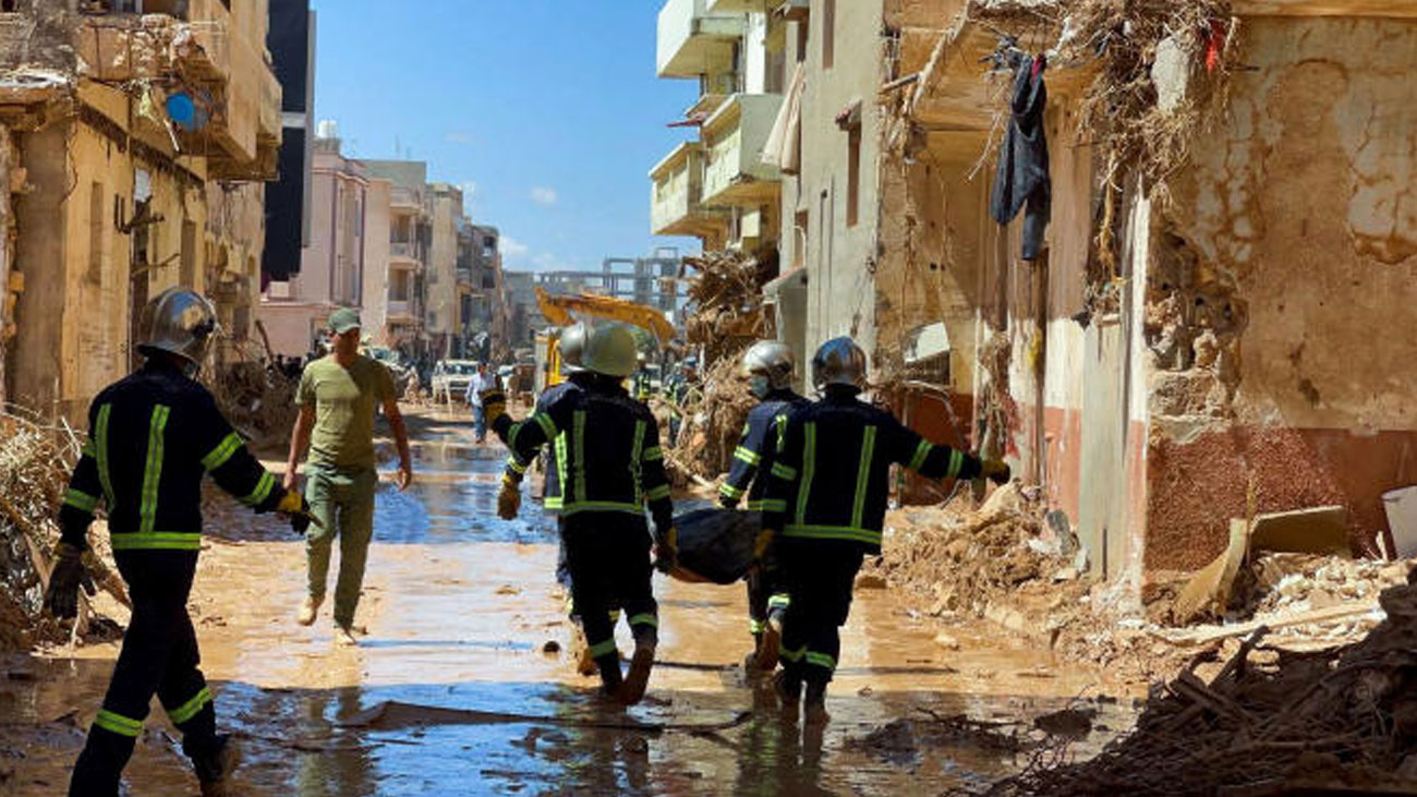لیبیا میں تباہ کن سیلاب، 20 ہزار افراد کی ہلاکت کا خدشہ