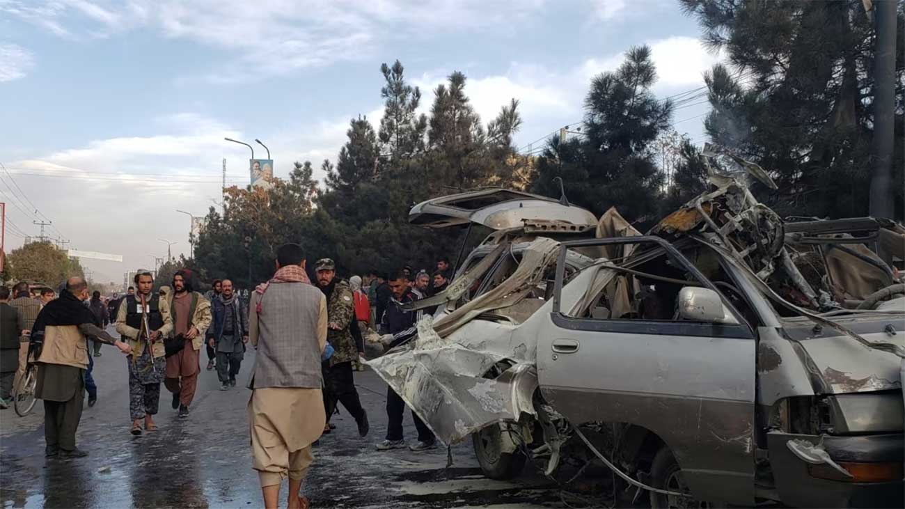 کابل میں دھماکا، 7 افراد جاں بحق، داعش نے ذمہ داری قبول کرلی