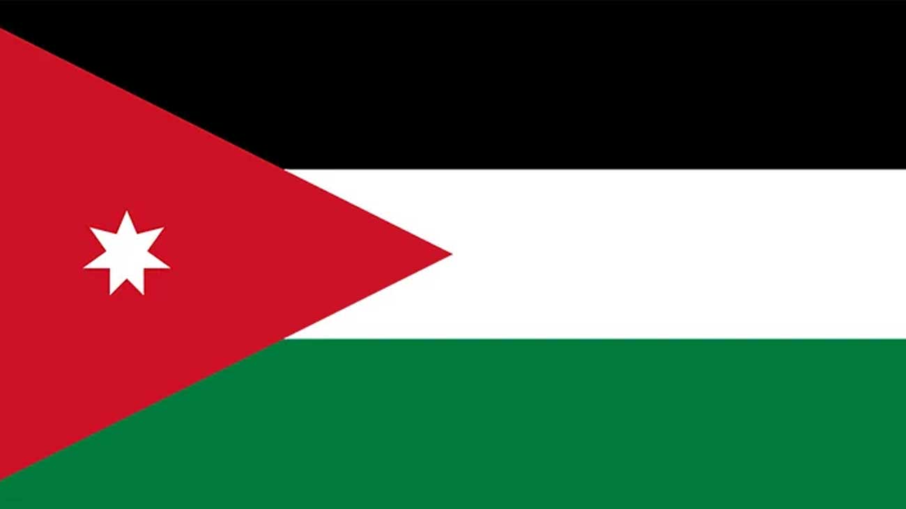 عرب ملک اردن کا جھنڈا
