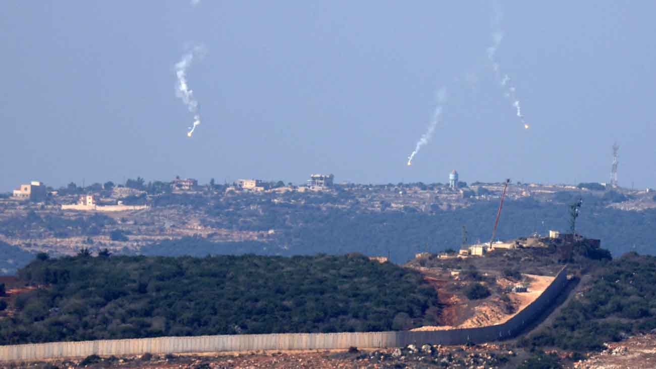 Hezbollah fired dozens of rockets at northern Israel